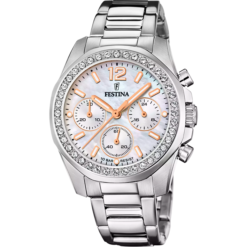 festina damenuhr chronograph f20606 1