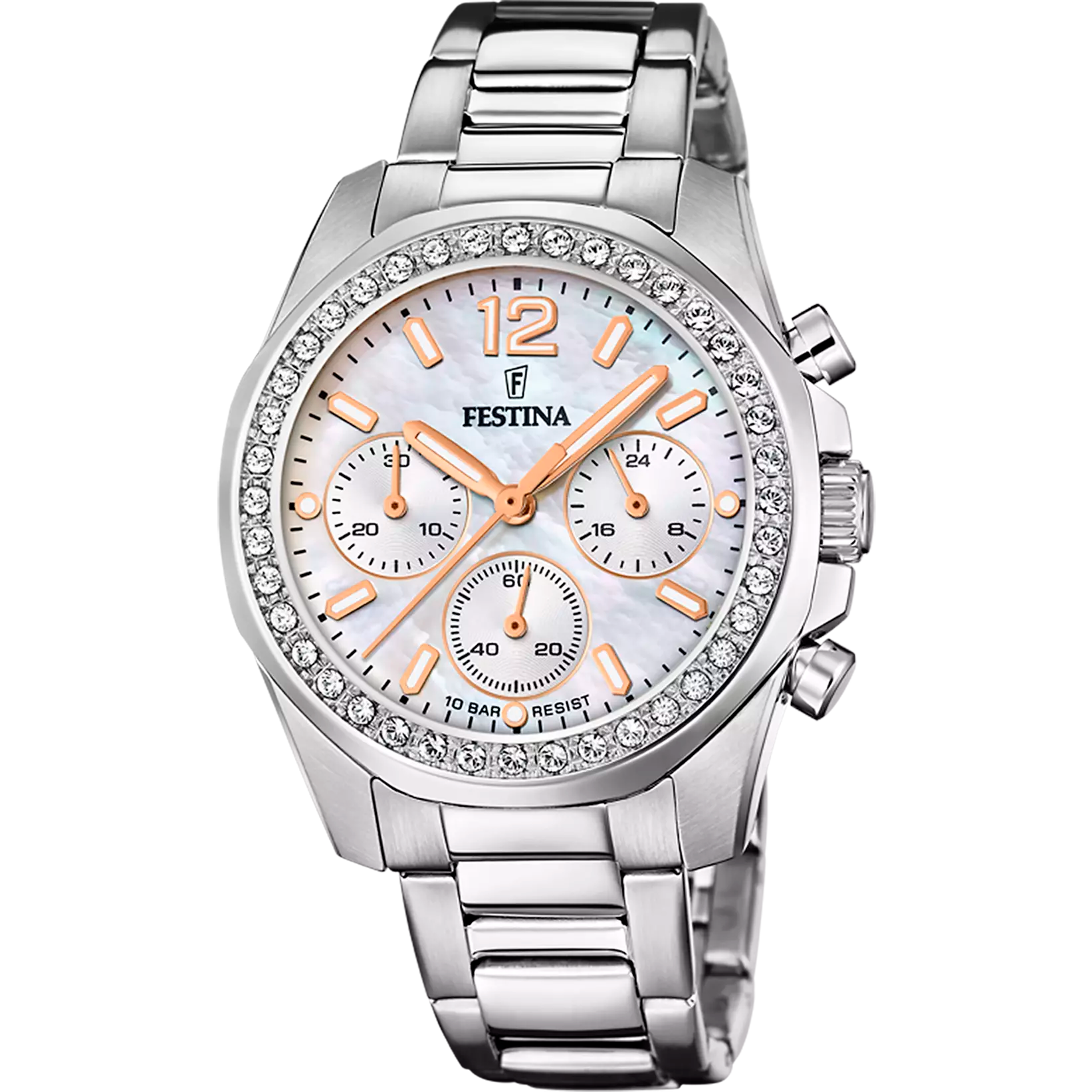 festina damenuhr chronograph f20606 1