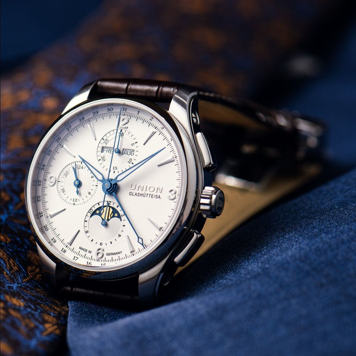 UNION GLASHÜTTE Belisar Chronograph Mondphase D014.425.16.017.00